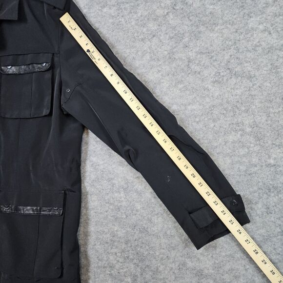 Calvin Klein Black Size L Chore Jacket/Coat Parka With 4 Front Pockets SPLOTCHES - Picture 13 of 16